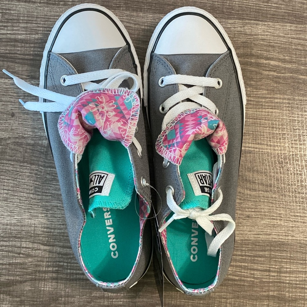 Gray Converse All Star - Kids